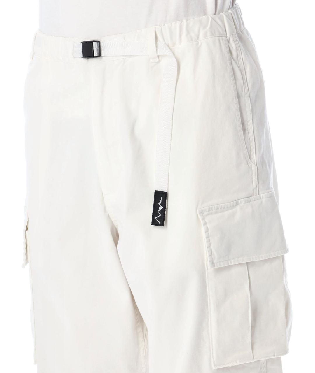 MANASTASH Белые хлопковые повседневные брюки, фото 4