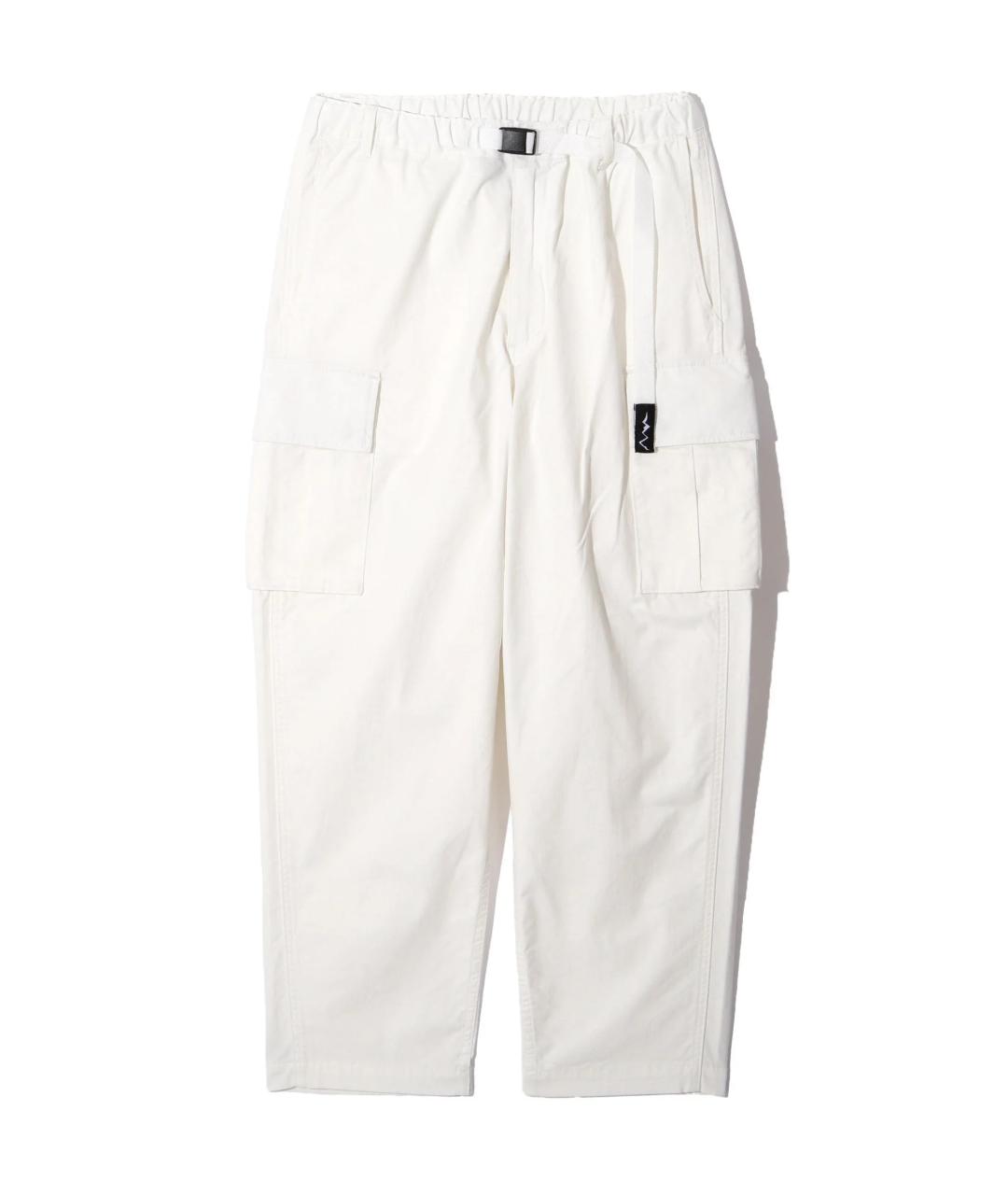 MANASTASH Белые хлопковые повседневные брюки, фото 1