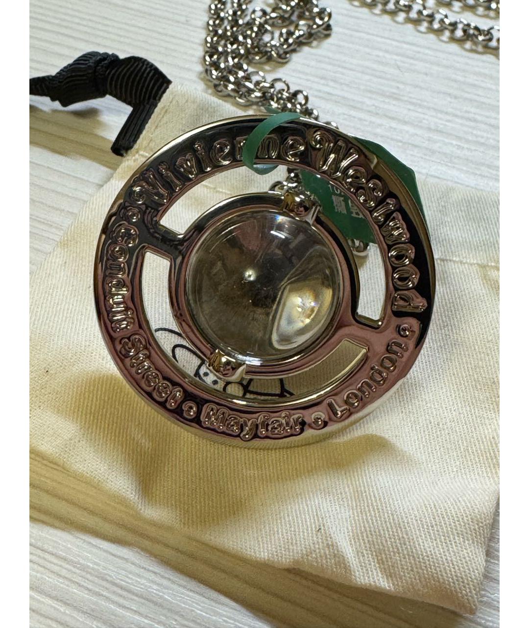 VIVIENNE WESTWOOD Белая стеклянная цепочка/подвеска, фото 3