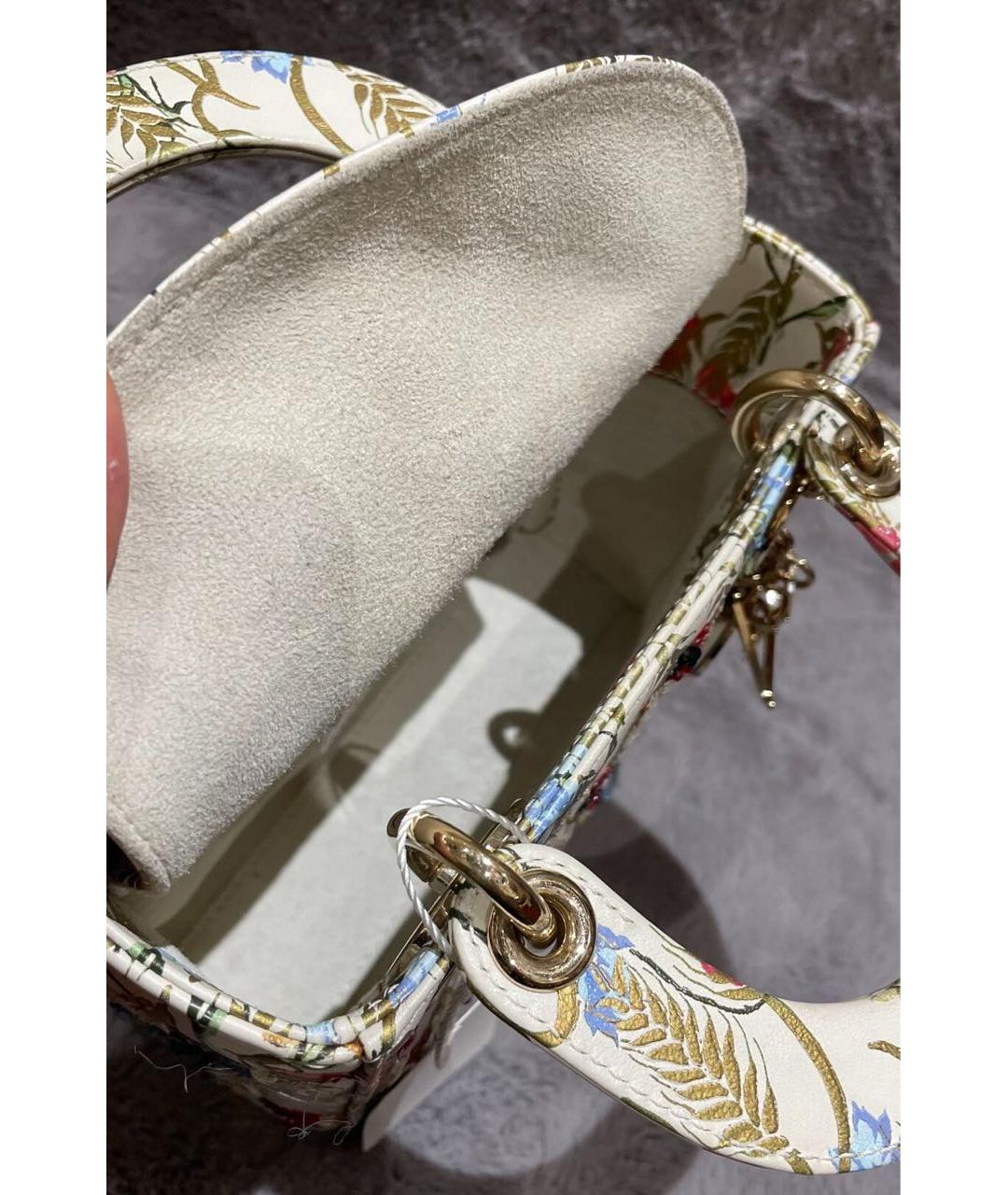 CHRISTIAN DIOR Мульти кожаная сумка с короткими ручками, фото 6