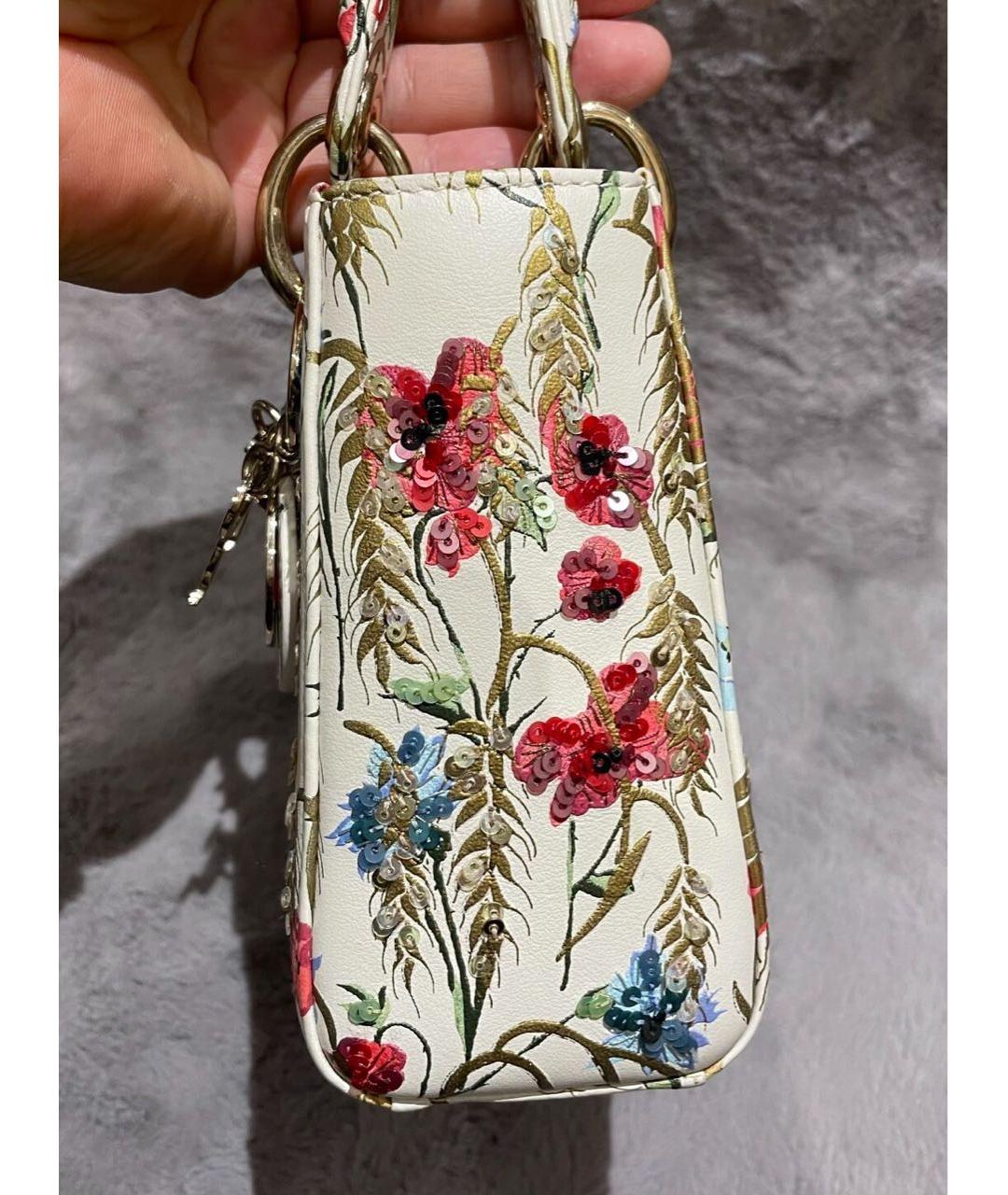 CHRISTIAN DIOR Мульти кожаная сумка с короткими ручками, фото 5