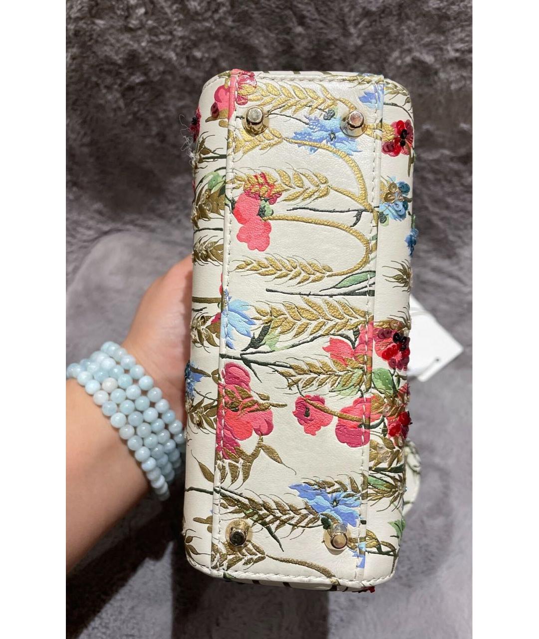 CHRISTIAN DIOR Мульти кожаная сумка с короткими ручками, фото 4