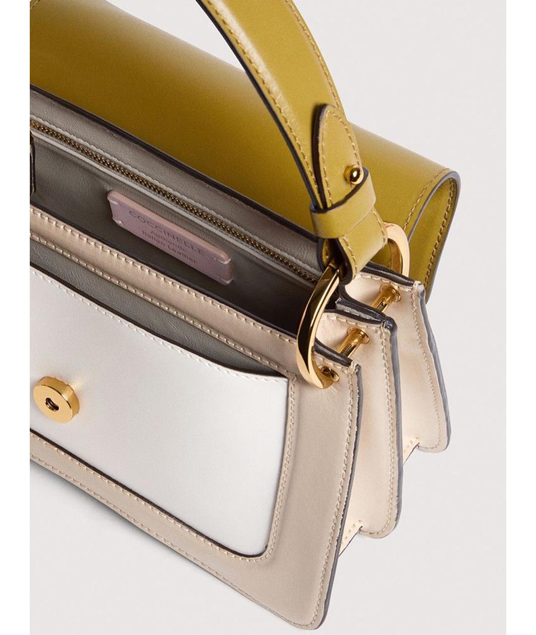 COCCINELLE Мульти кожаная сумка с короткими ручками, фото 4