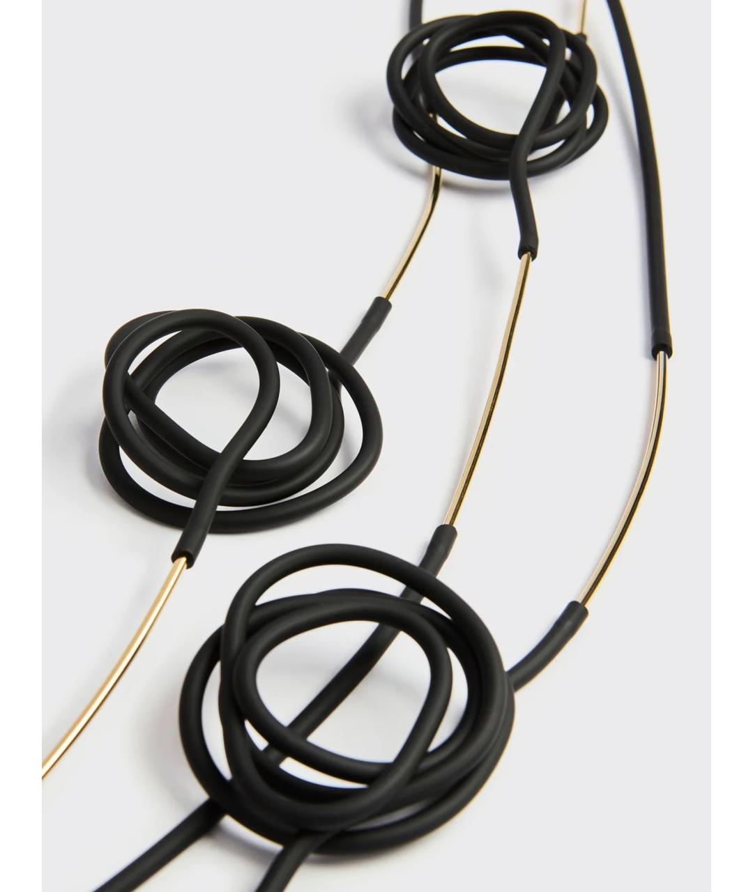 LIVIANA CONTI Черное металлическое колье, фото 2