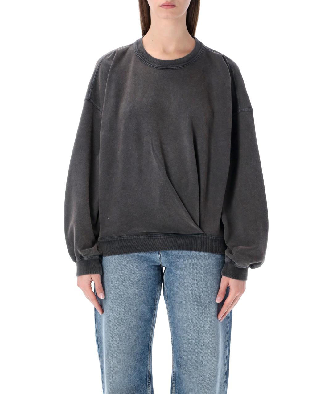 ISABEL MARANT ETOILE Черный хлопковый джемпер / свитер, фото 4