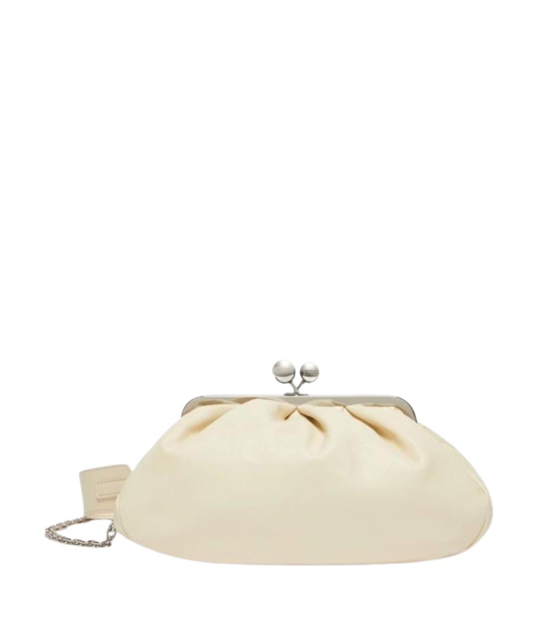 WEEKEND MAX MARA Бежевая кожаная сумка через плечо, фото 1