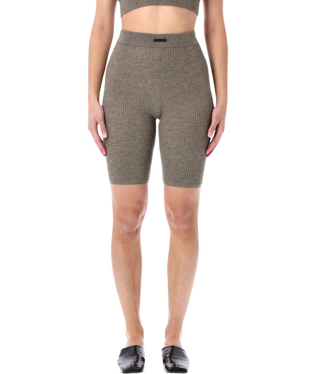 FEAR OF GOD ESSENTIALS Серые полиэстеровые леггинсы и велосипедки, фото 1