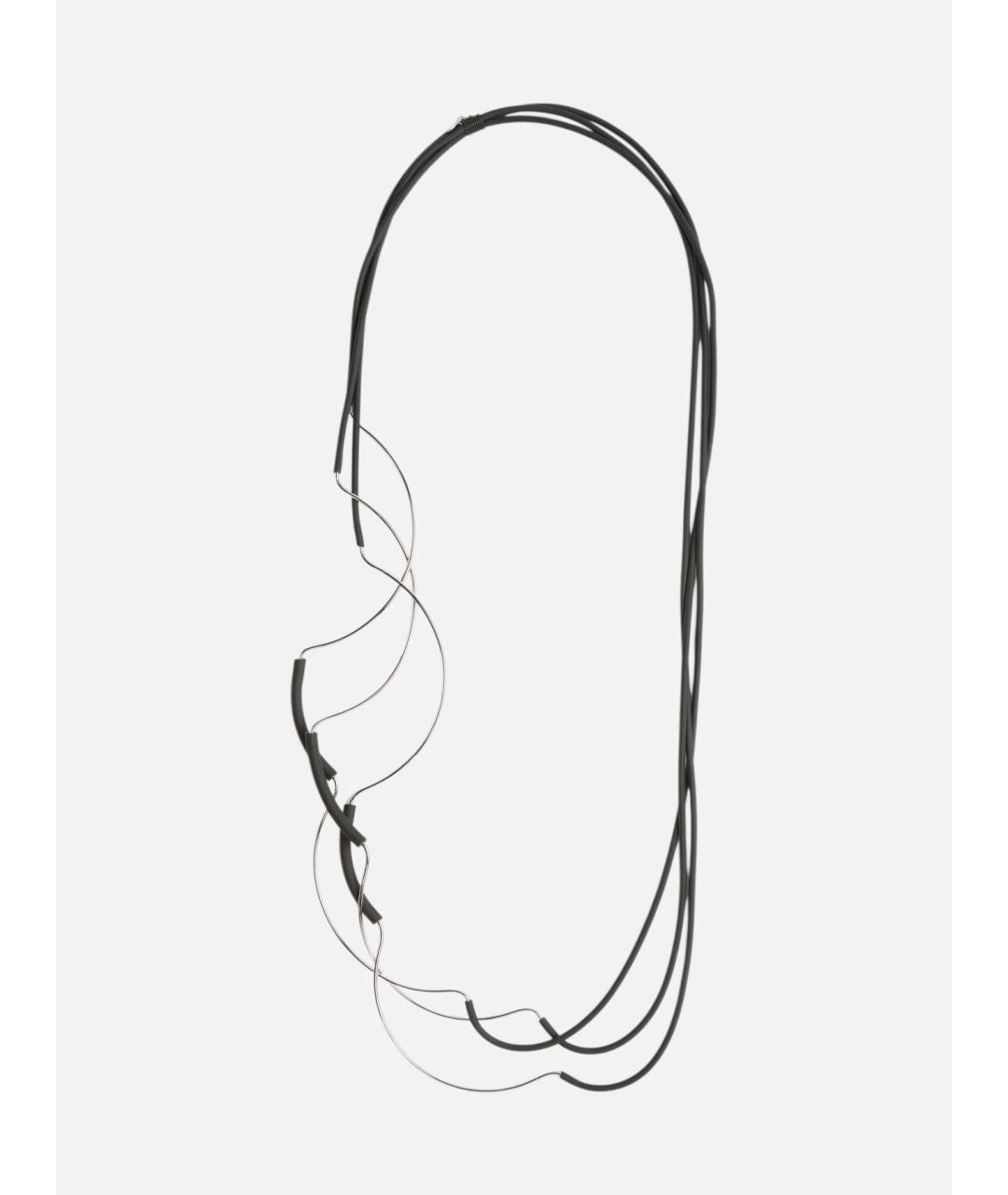 LIVIANA CONTI Черное металлическое колье, фото 3
