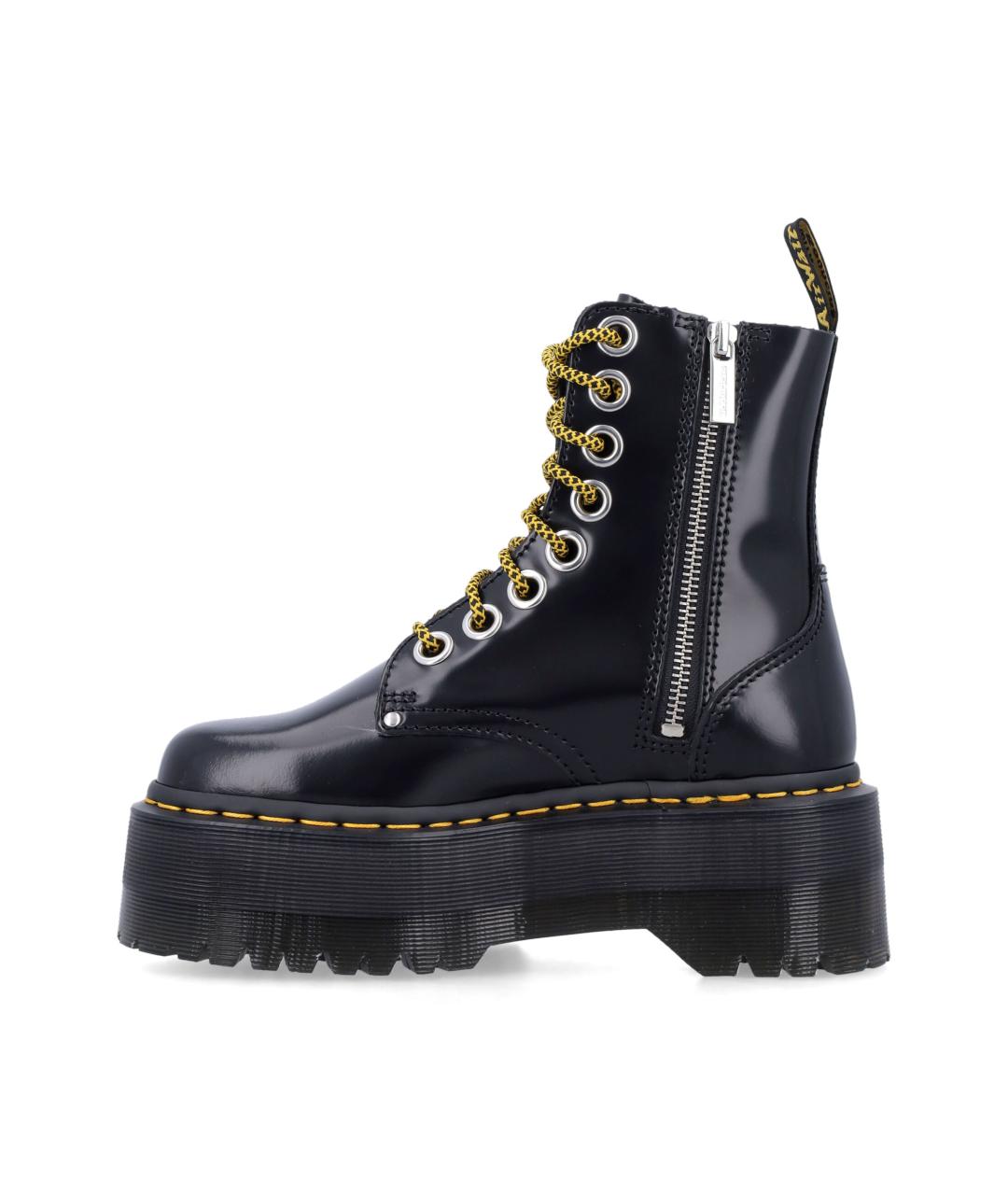 DR. MARTENS Черные кожаные ботинки, фото 3