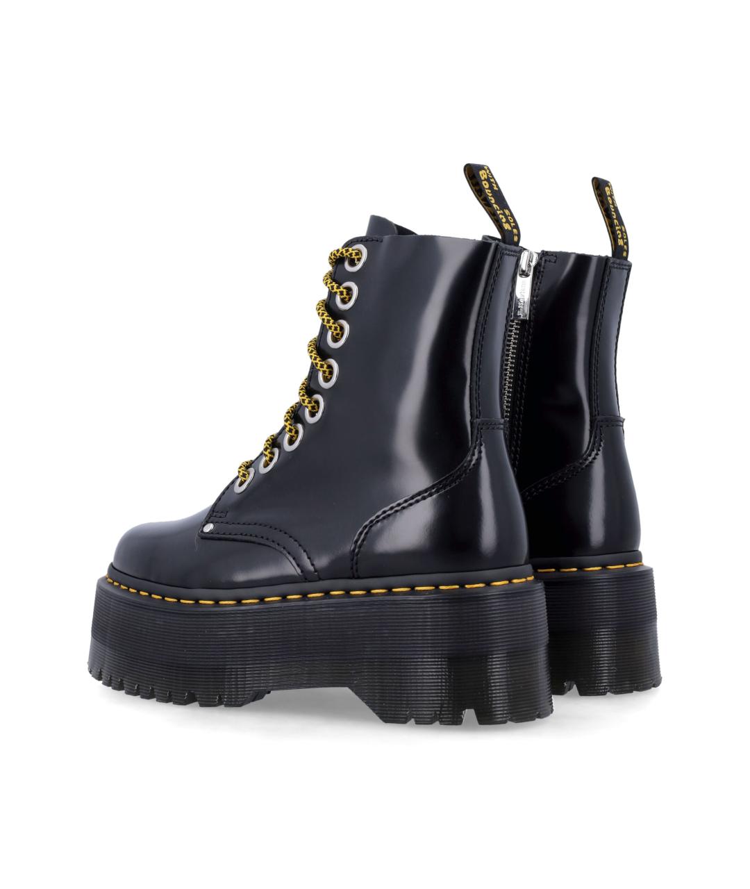 DR. MARTENS Черные кожаные ботинки, фото 4