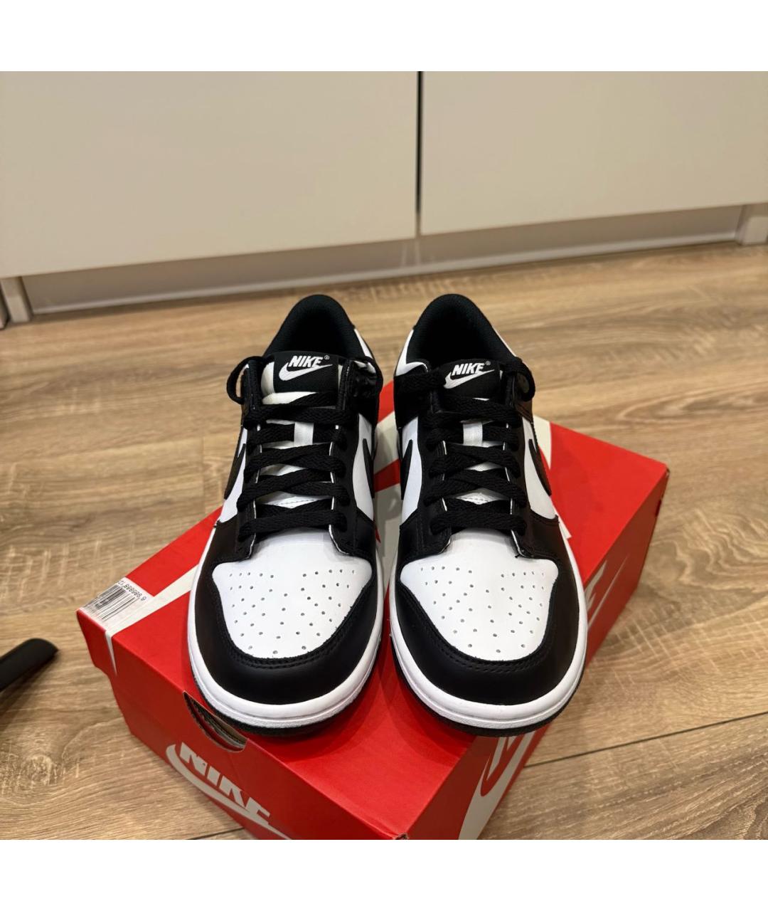 NIKE Черные кожаные кроссовки, фото 2