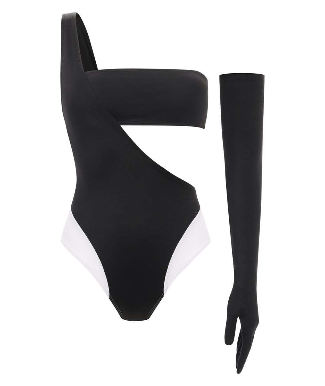 LET'S SWIM Черный полиамидовый купальник, фото 1