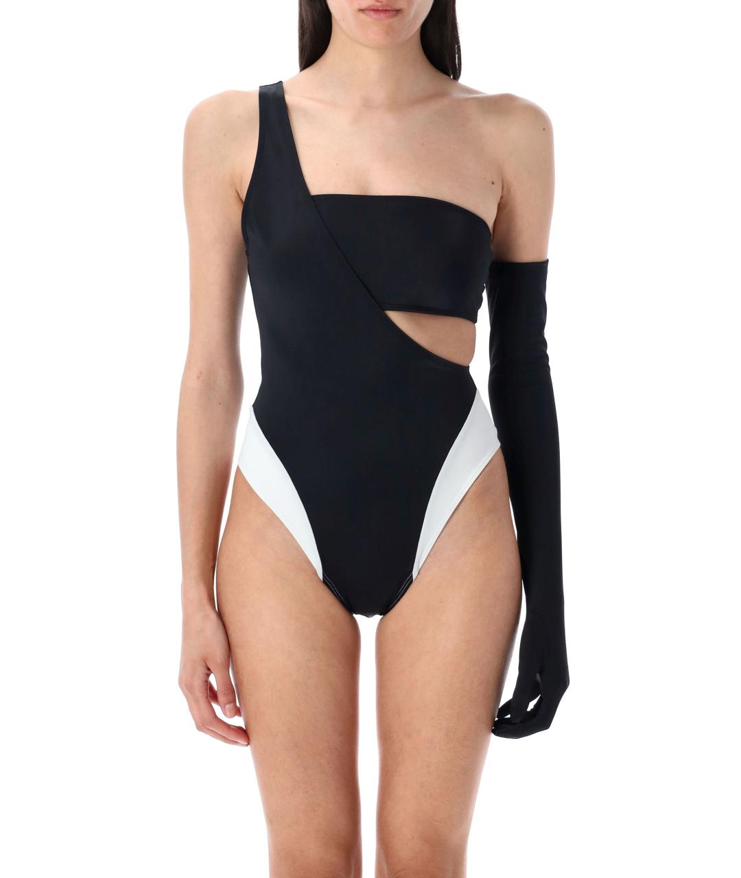 LET'S SWIM Черный полиамидовый купальник, фото 2