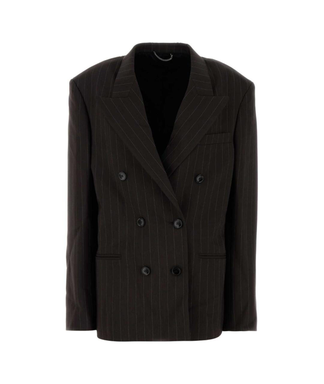 MAGDA BUTRYM Коричневый шерстяной жакет/пиджак, фото 1