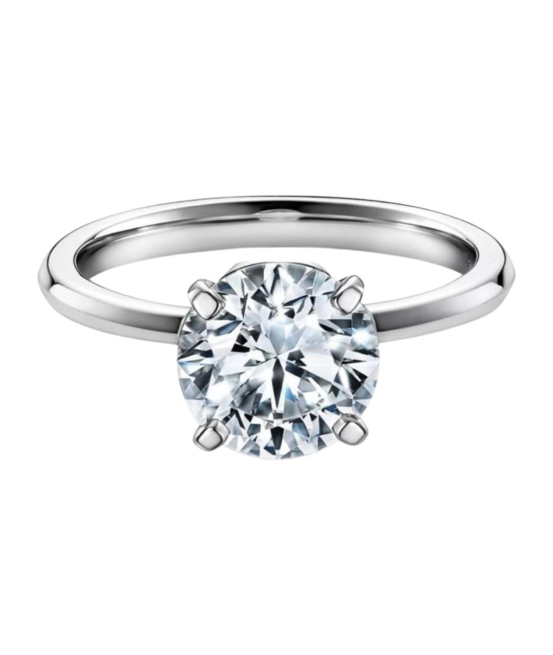 TIFFANY&CO Белое платиновое кольцо, фото 1