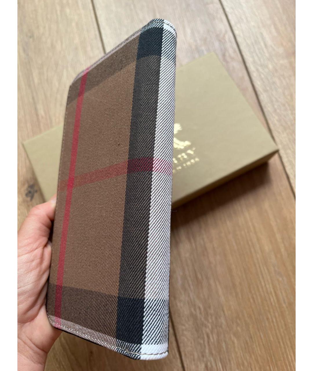 BURBERRY Коричневый кошелек, фото 3
