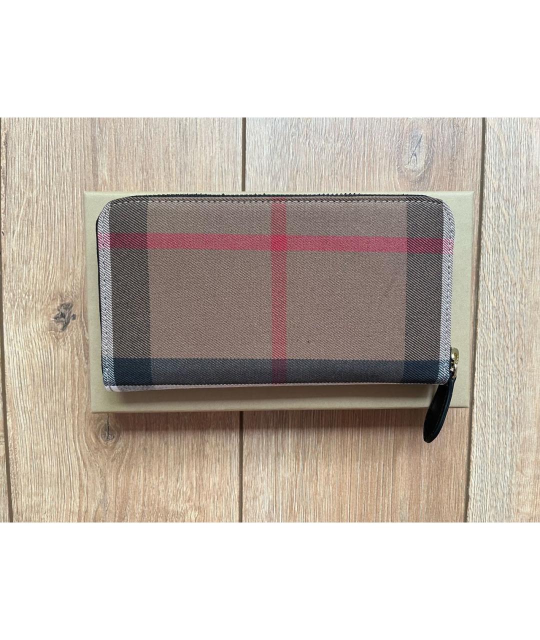 BURBERRY Коричневый кошелек, фото 2