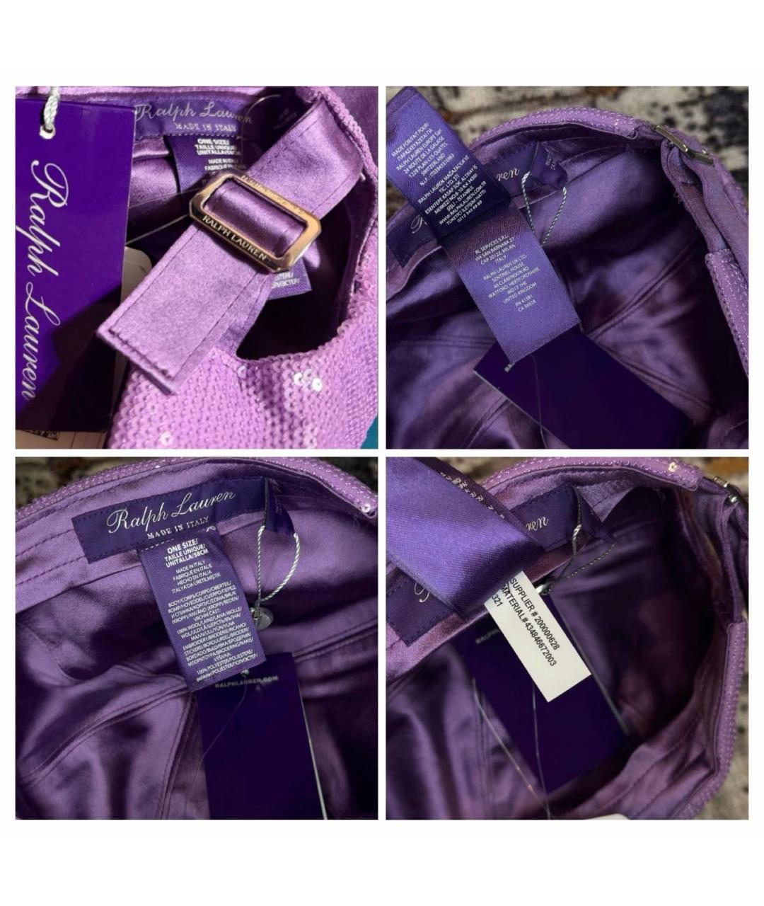 RALPH LAUREN PURPLE LABEL Розовая кепка, фото 8