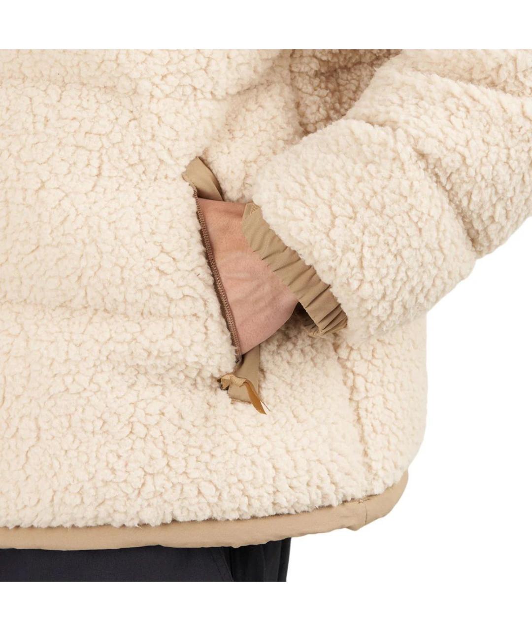 THE NORTH FACE Бежевый полиэстеровый пуховик, фото 6