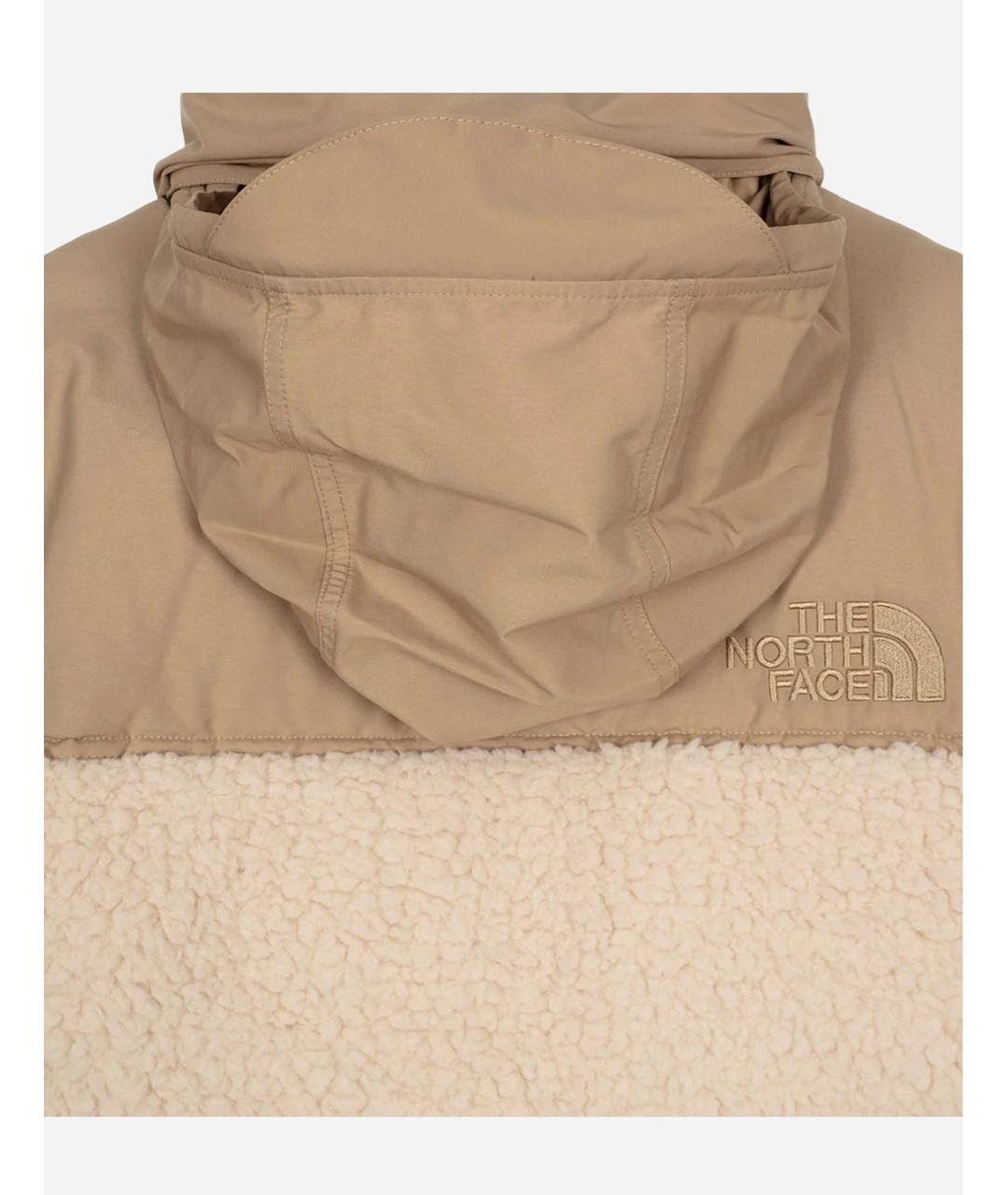 THE NORTH FACE Бежевый полиэстеровый пуховик, фото 4