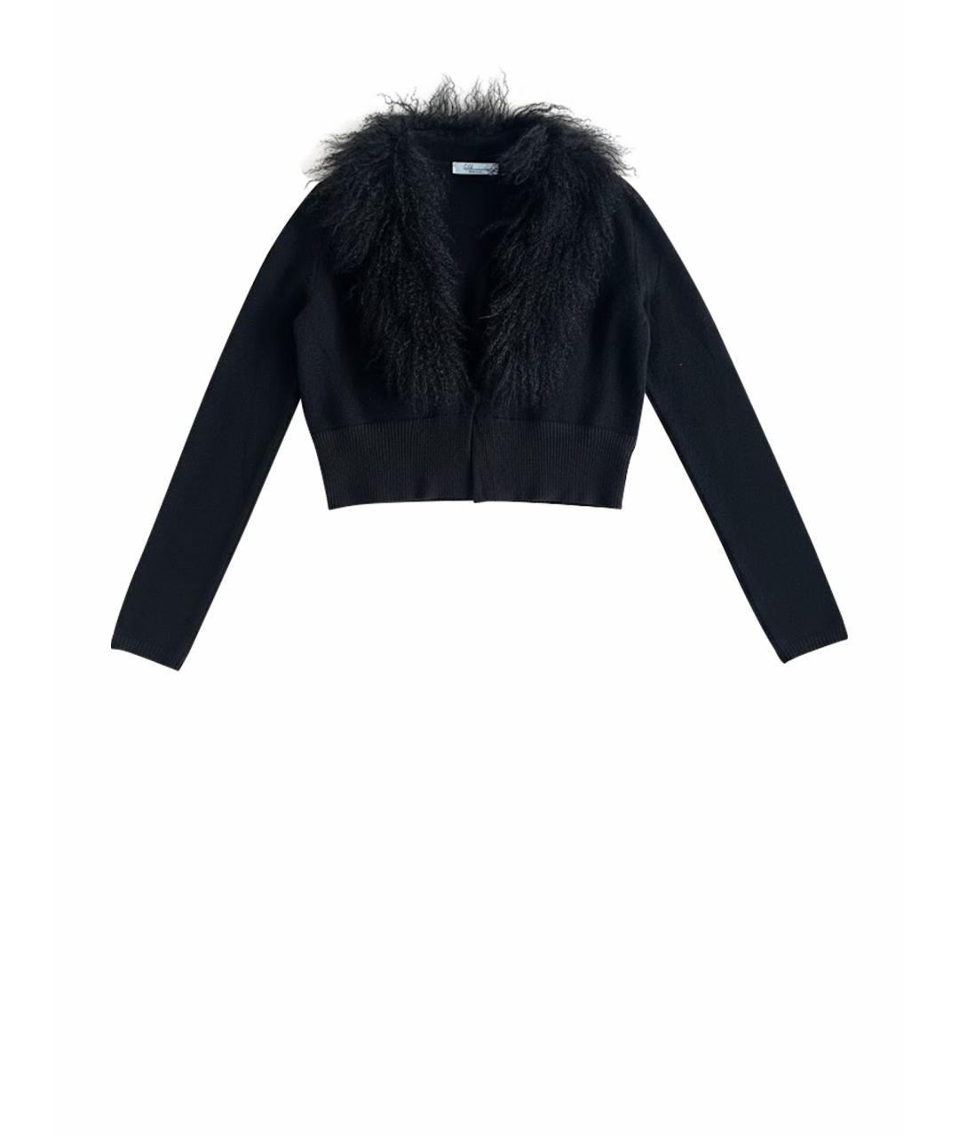 BLUMARINE Черный вискозный кардиган, фото 1