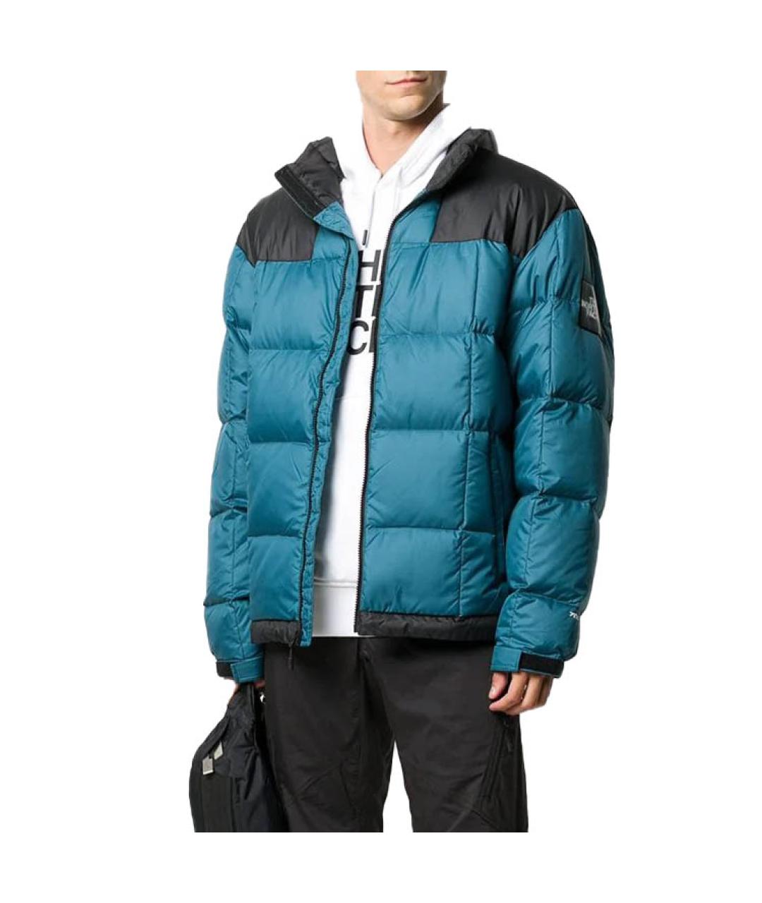 THE NORTH FACE Голубой пуховик, фото 4