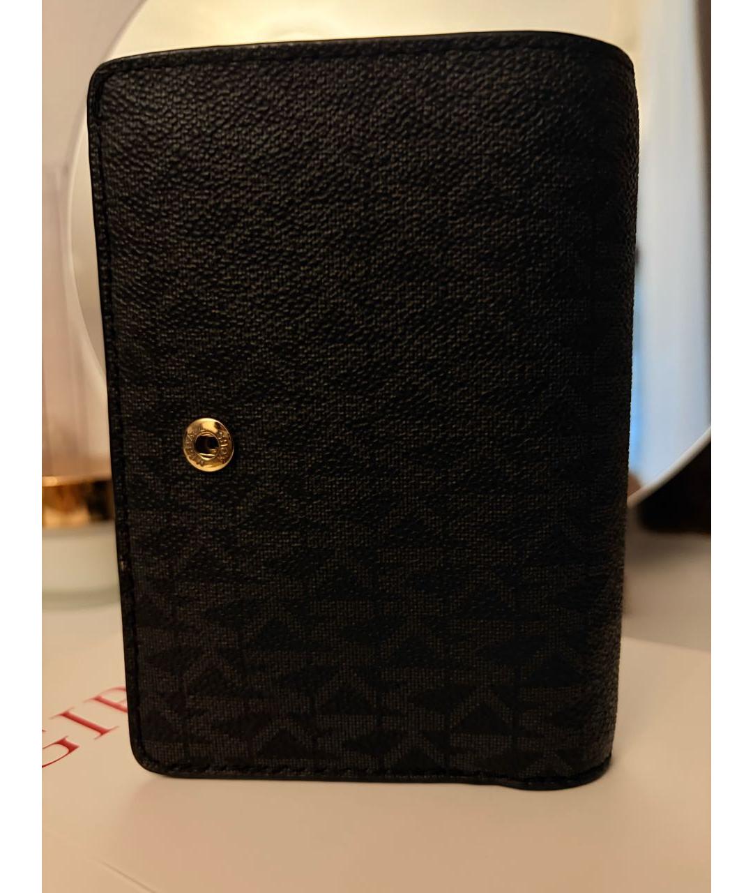 MICHAEL KORS Черный кошелек из искусственной кожи, фото 3