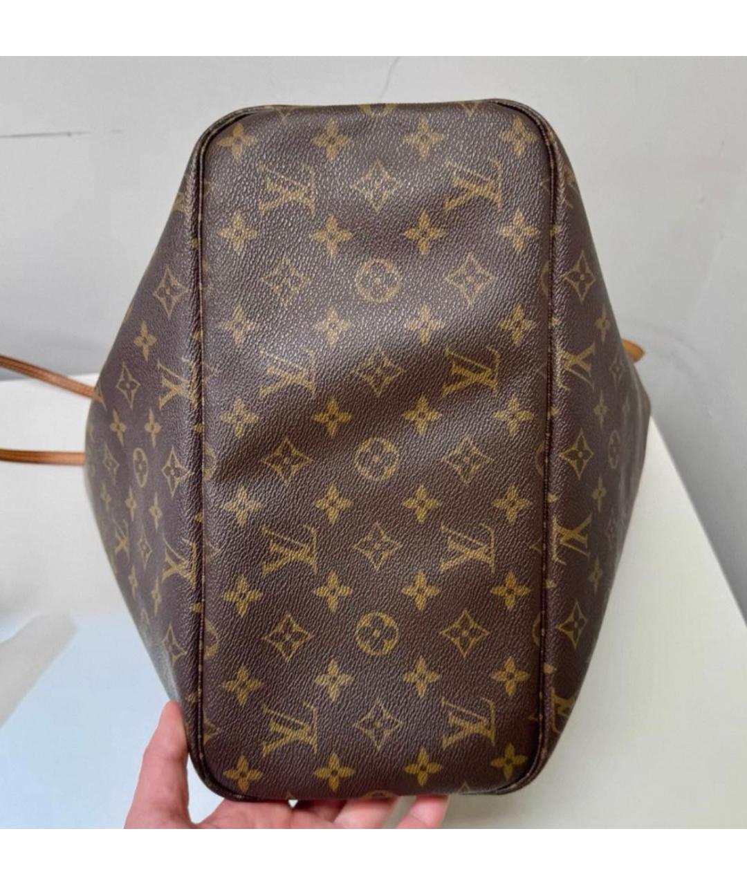 LOUIS VUITTON Коричневая сумка тоут, фото 5