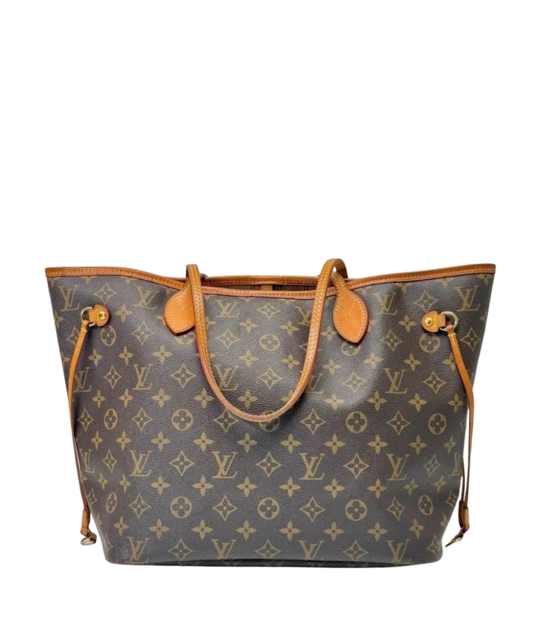 LOUIS VUITTON Коричневая сумка тоут, фото 1