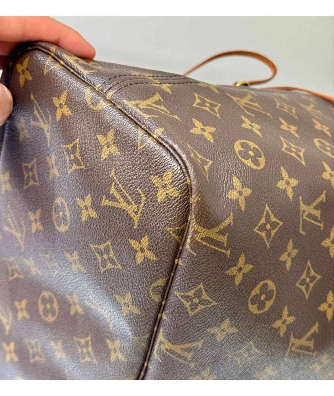 LOUIS VUITTON Коричневая сумка тоут, фото 6