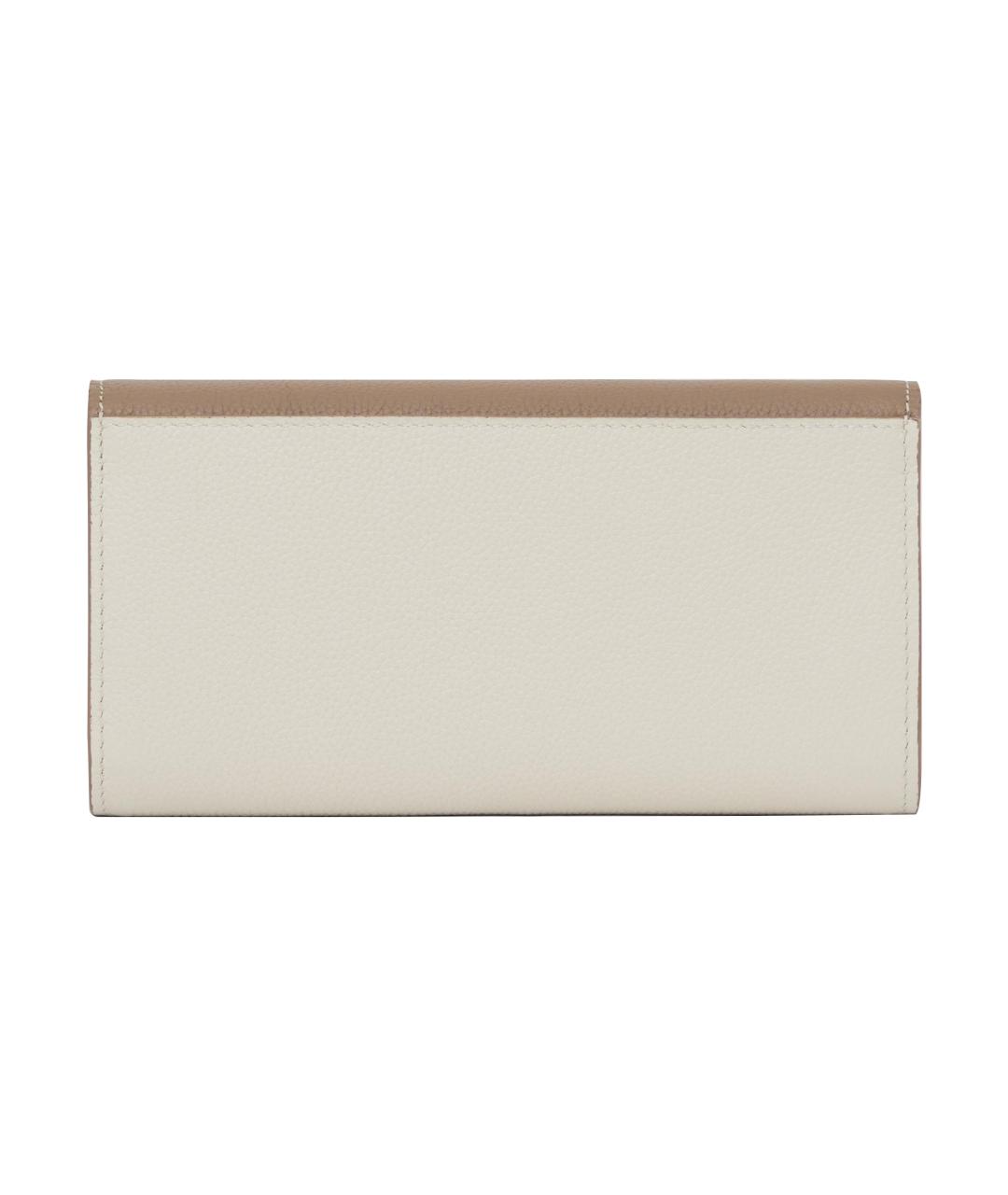 BURBERRY Коричневый кожаный кошелек, фото 2