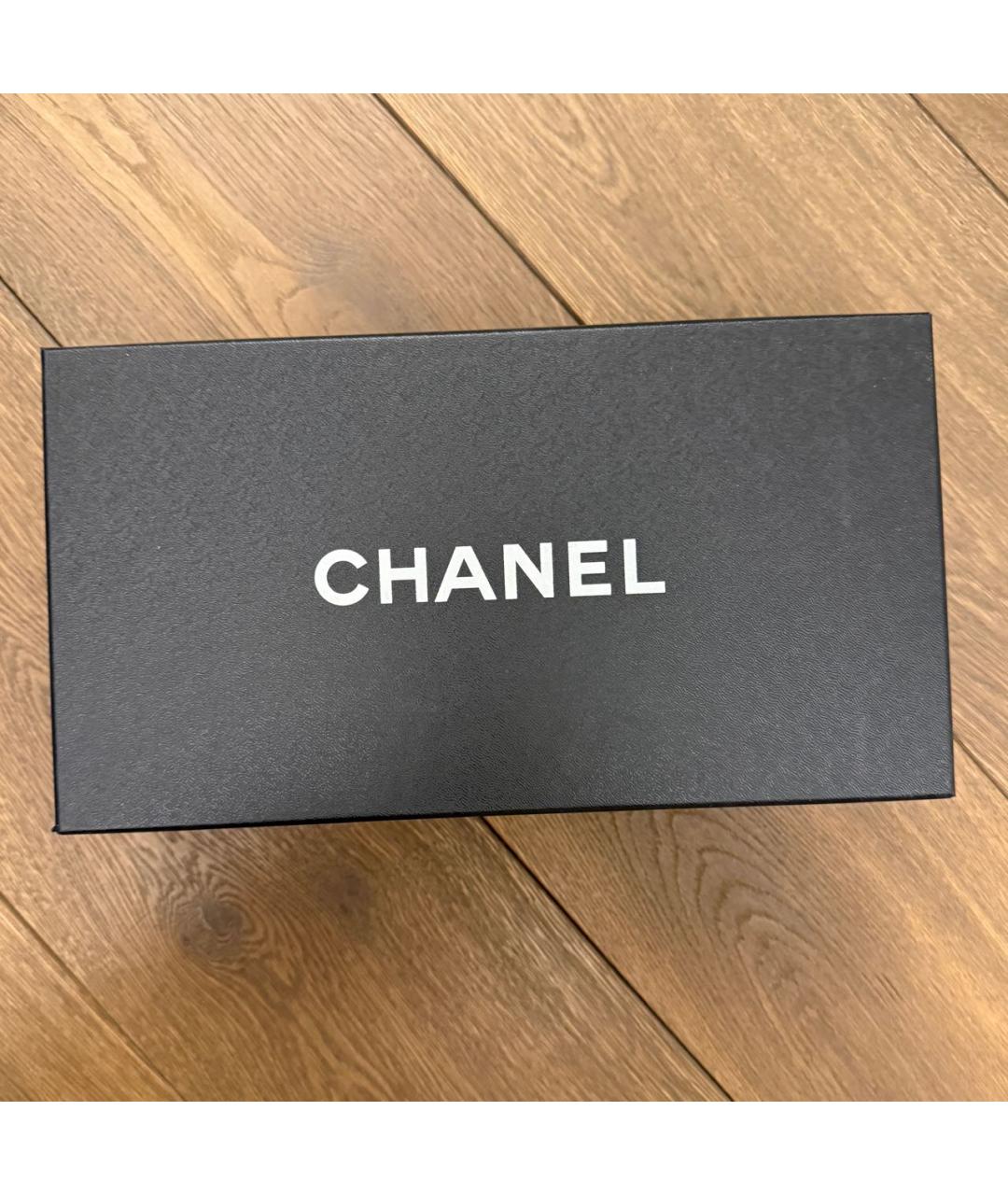 CHANEL Черные кожаные балетки, фото 7