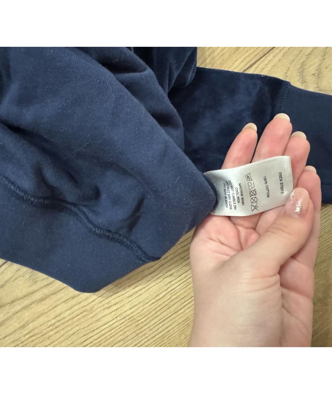 SPORTY AND RICH Темно-синий джемпер / свитер, фото 4