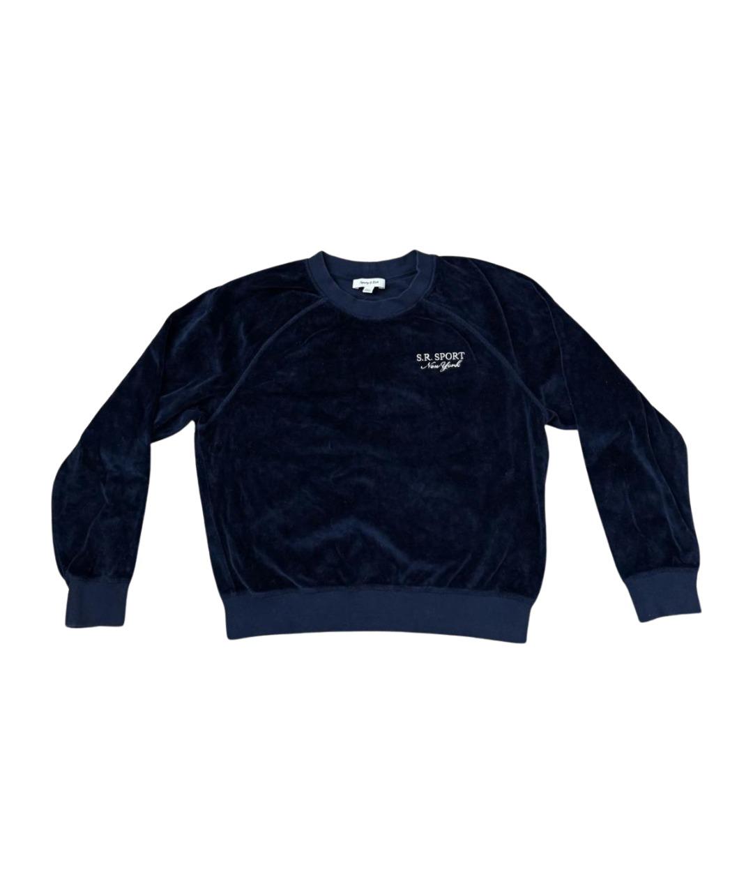 SPORTY AND RICH Темно-синий джемпер / свитер, фото 1