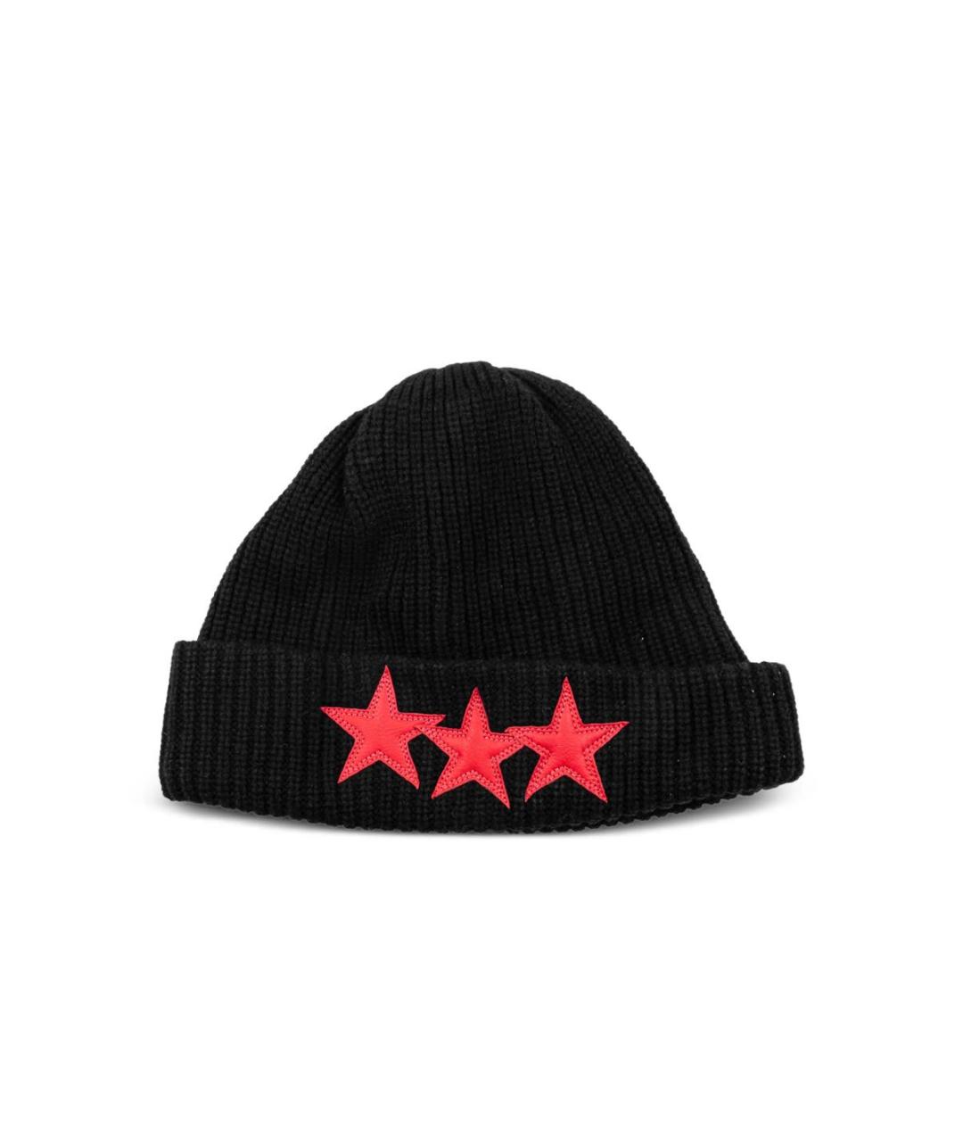 CHROME HEARTS Черная кашемировая шапка, фото 4