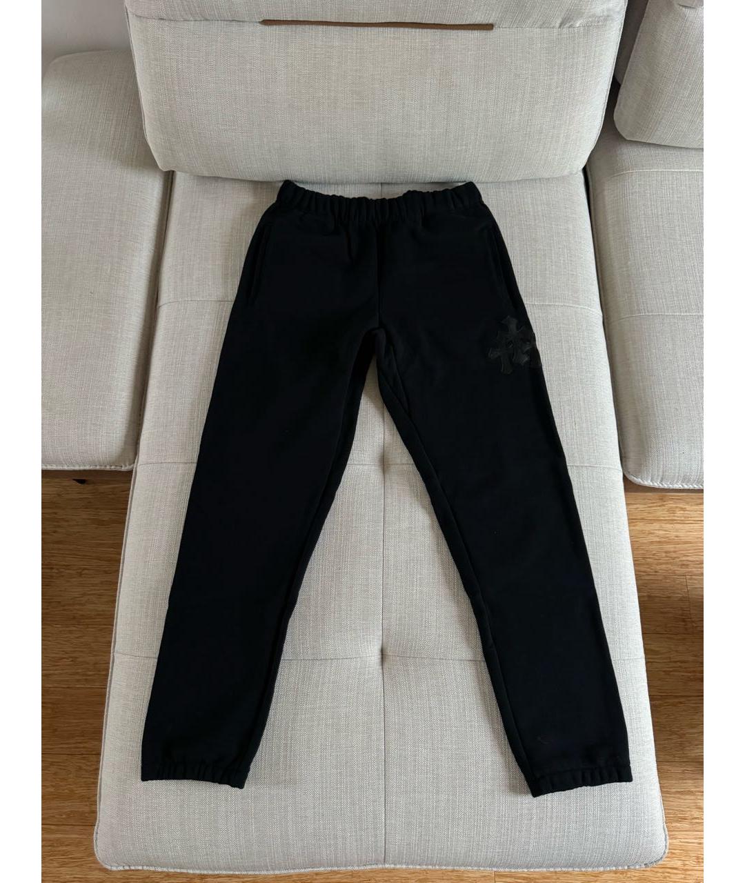 CHROME HEARTS Черные повседневные брюки, фото 4