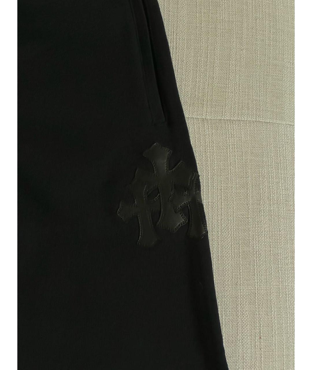 CHROME HEARTS Черные повседневные брюки, фото 3