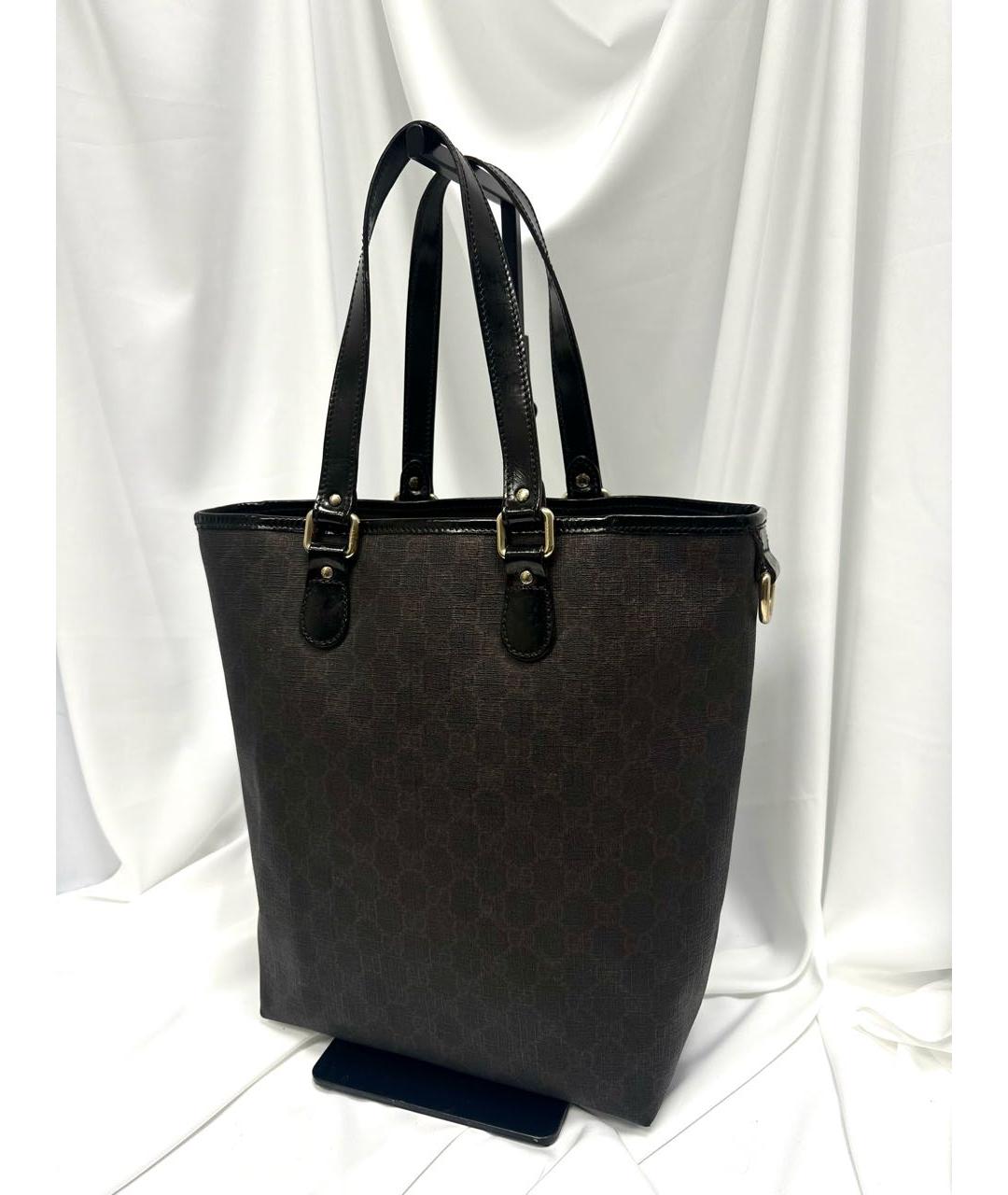 GUCCI Коричневая сумка тоут, фото 3