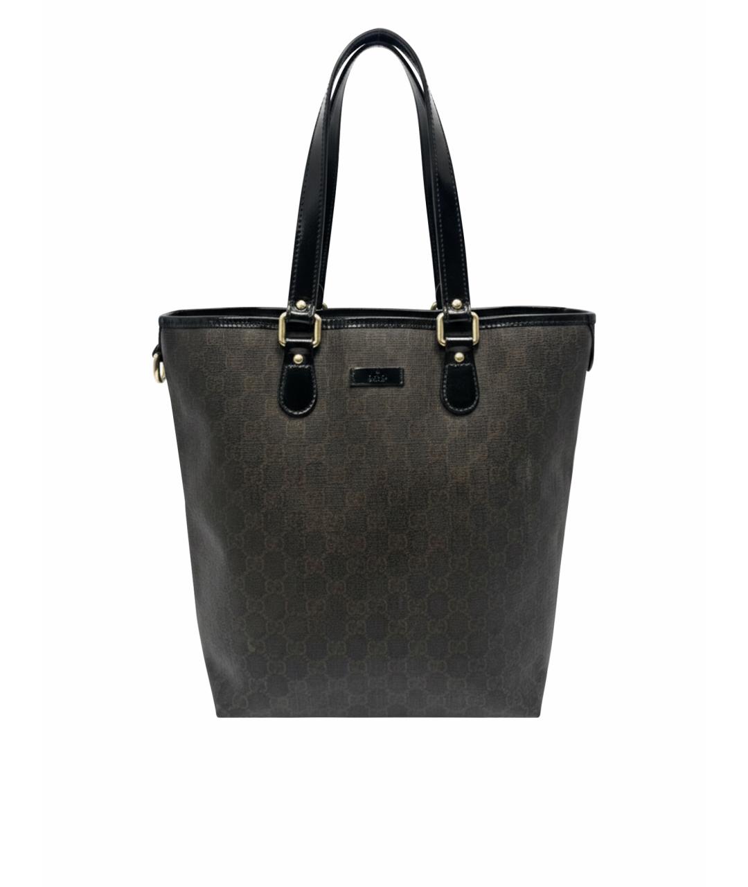 GUCCI Коричневая сумка тоут, фото 1