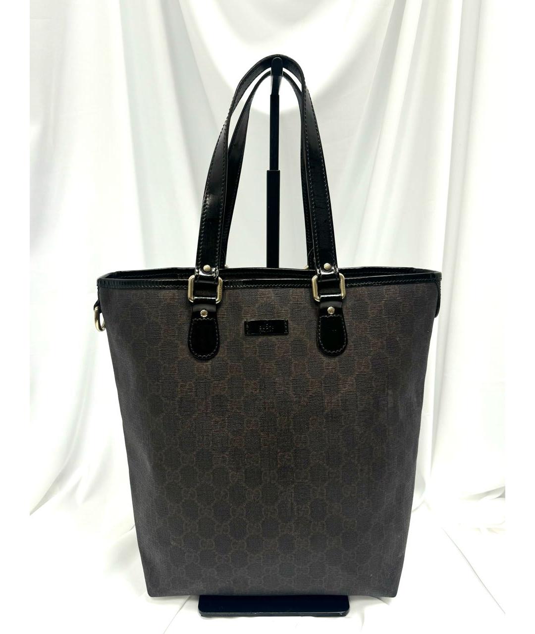 GUCCI Коричневая сумка тоут, фото 4