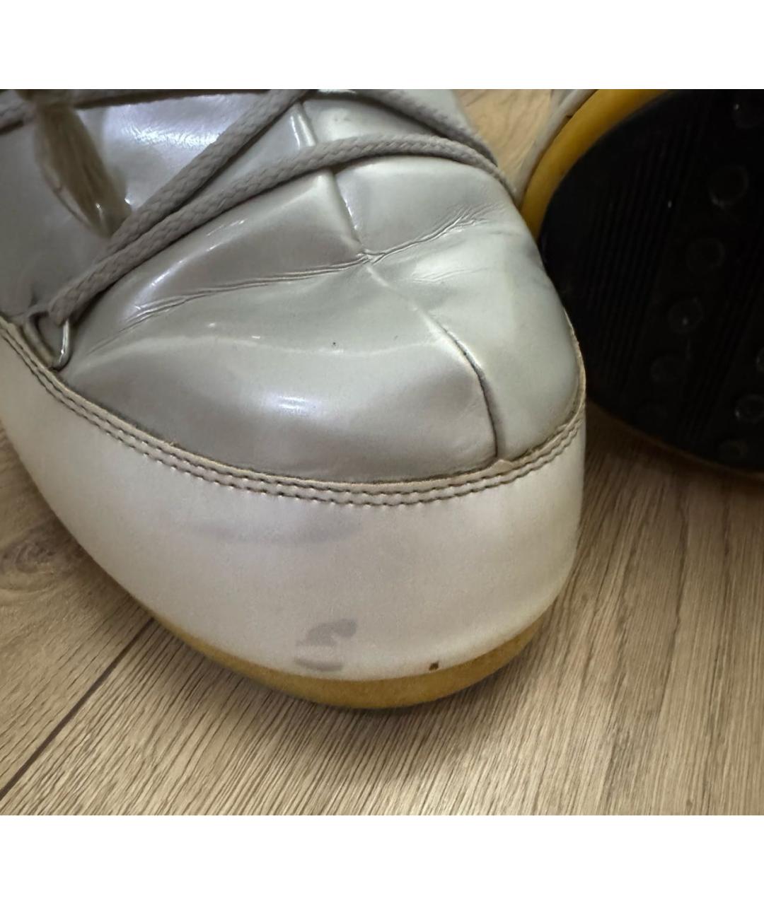 MOON BOOT Серебряные ботинки, фото 6