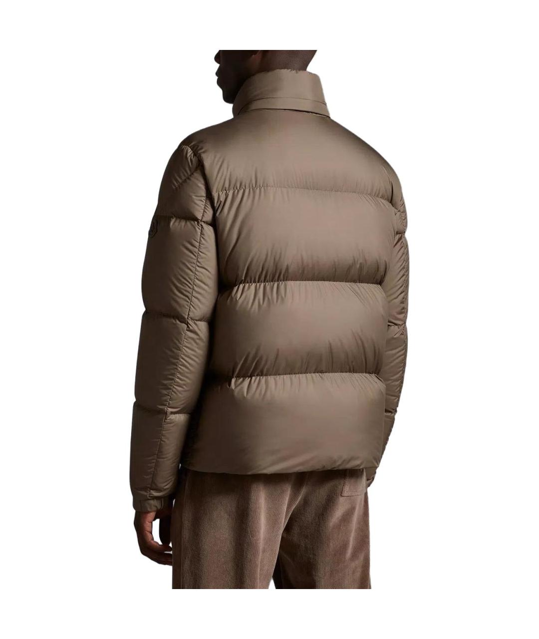 MONCLER Коричневый пуховик, фото 3