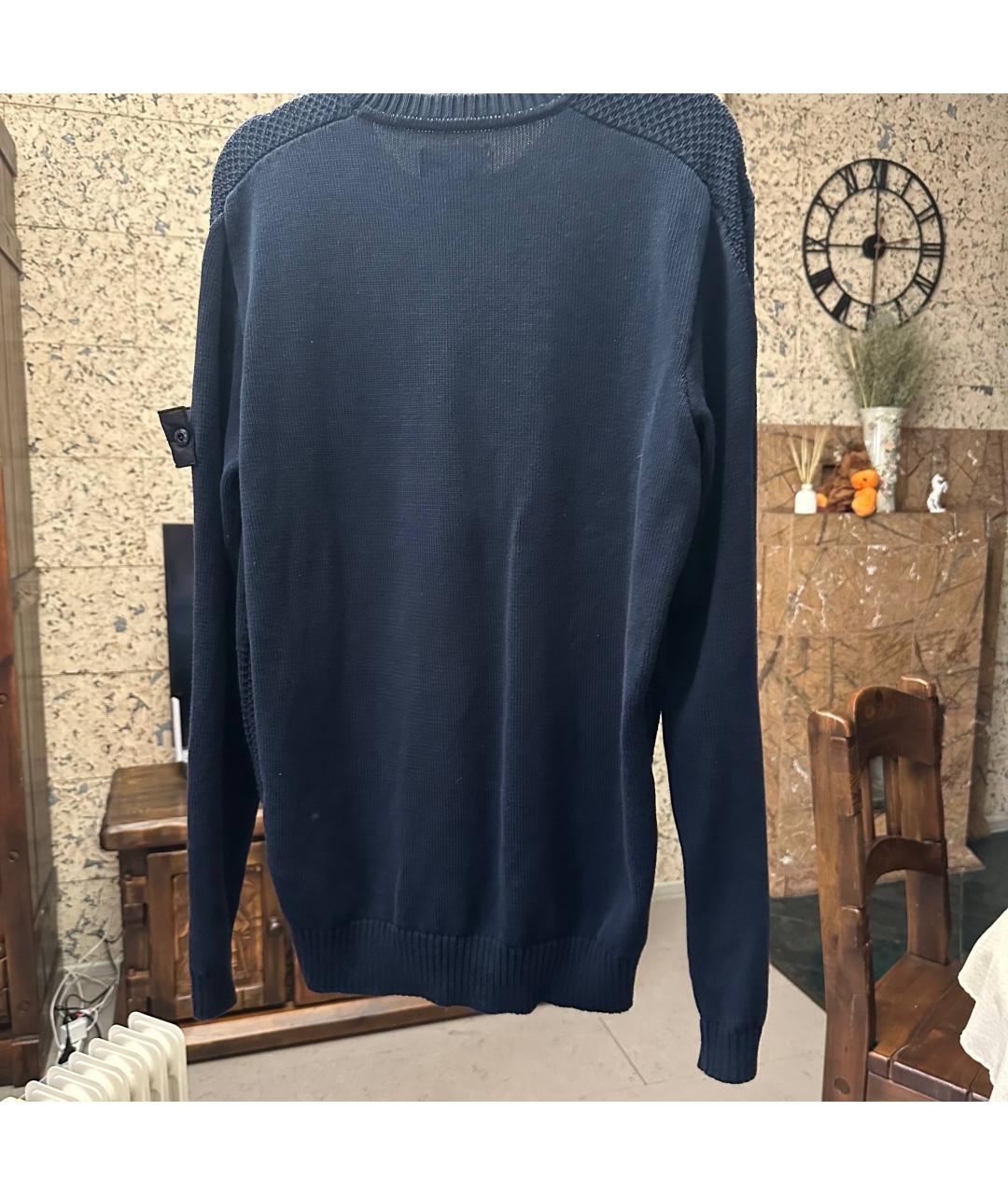 STONE ISLAND SHADOW PROJECT Темно-синий хлопковый джемпер / свитер, фото 2