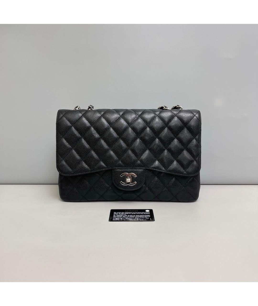 CHANEL Черная кожаная сумка через плечо, фото 2