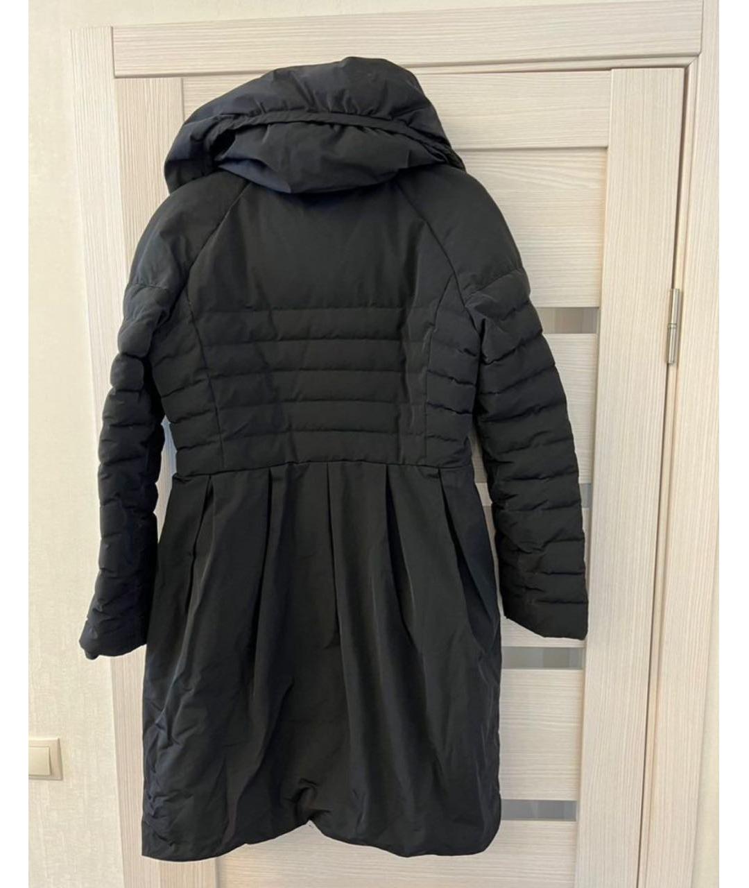 FERRAGAMO Черный полиэстеровый пуховик, фото 4