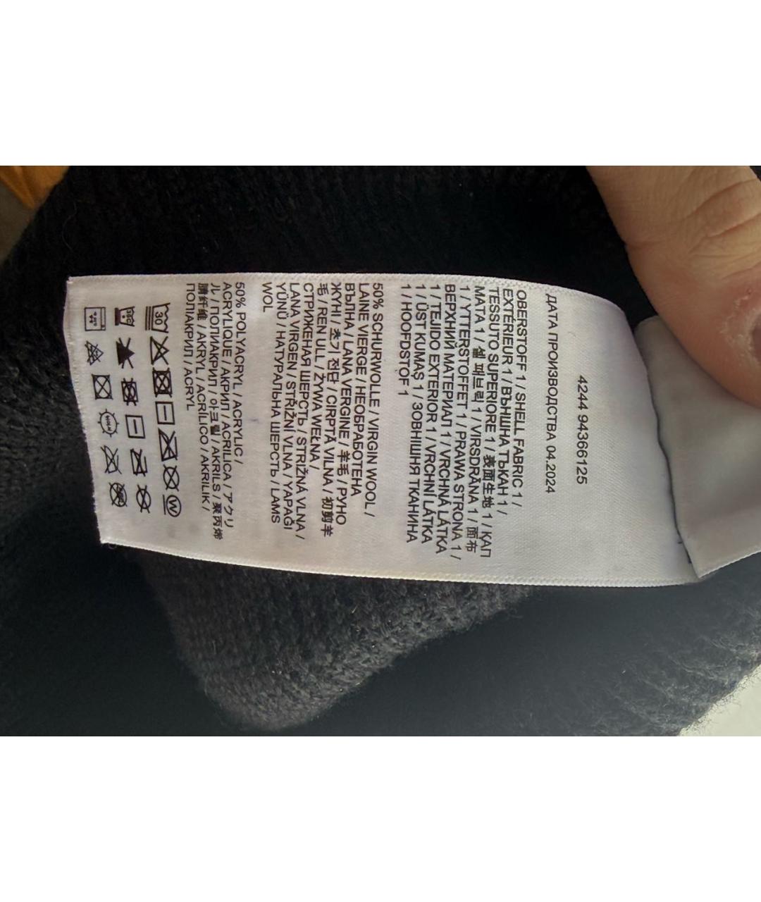 BOGNER Черная шерстяная шапка, фото 4