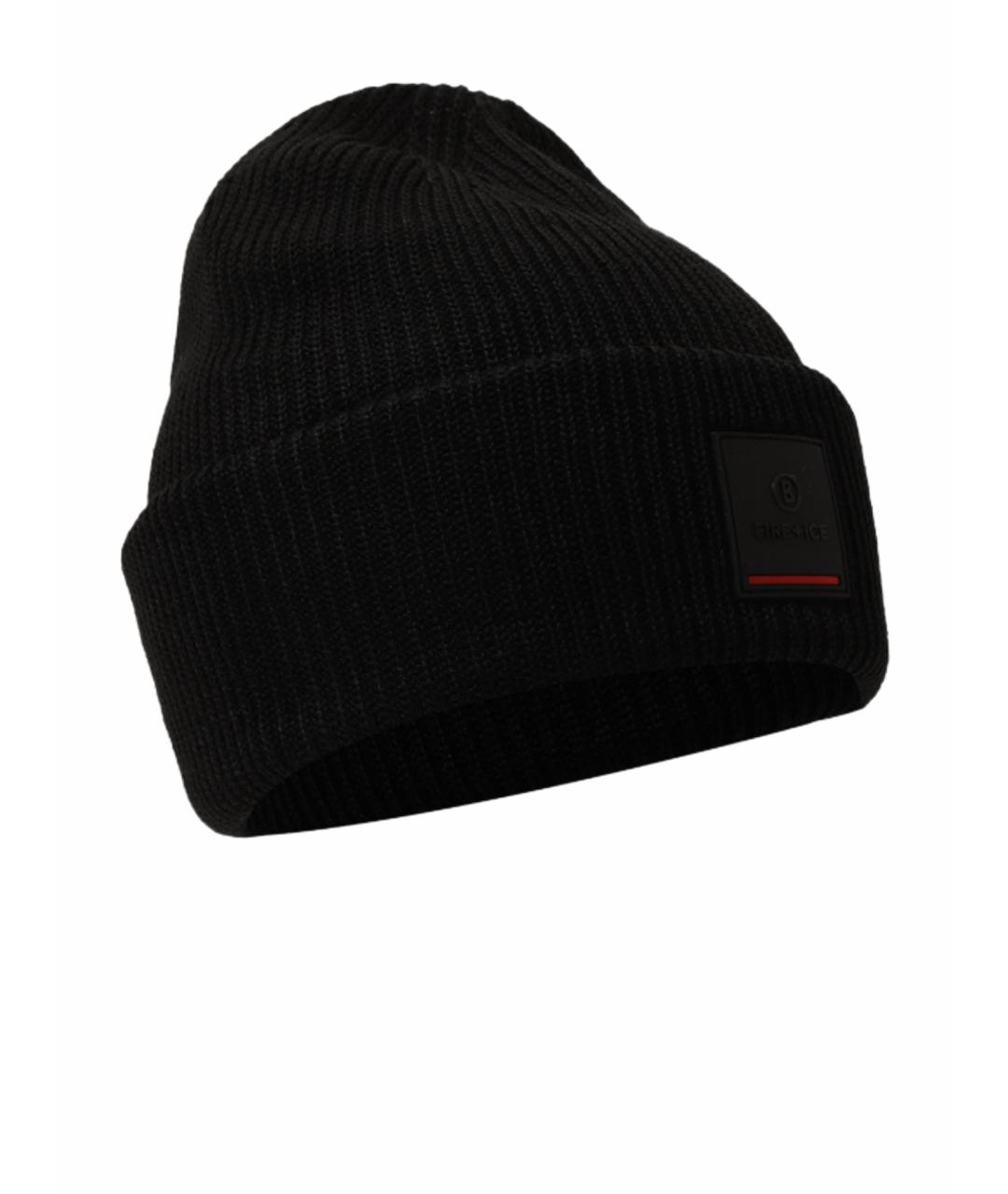 BOGNER Черная шерстяная шапка, фото 2