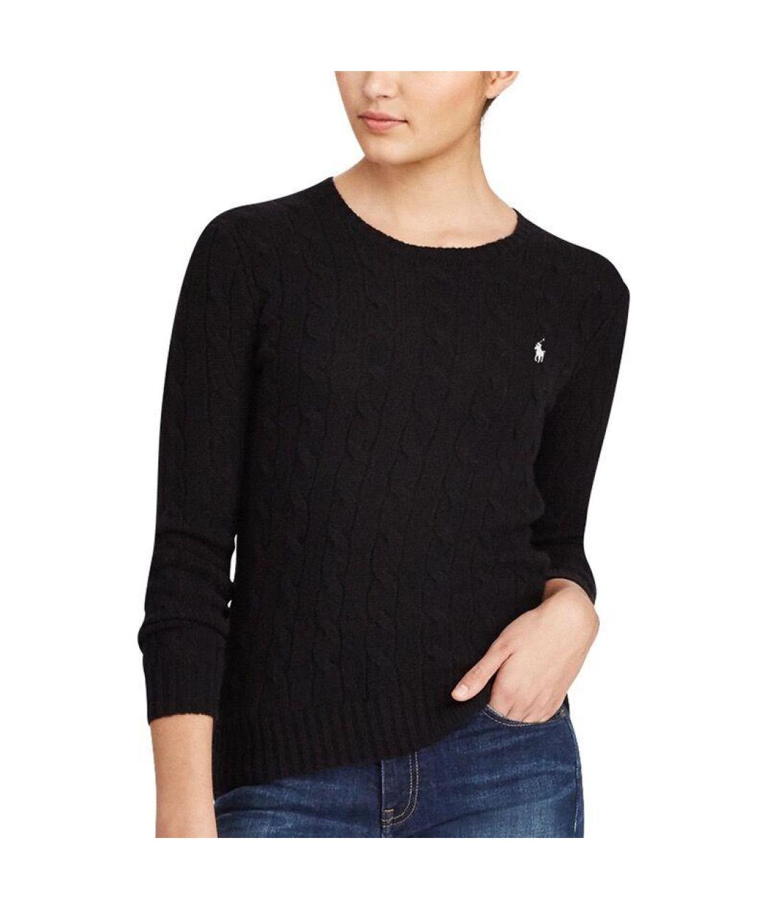 POLO RALPH LAUREN Черный джемпер / свитер, фото 4