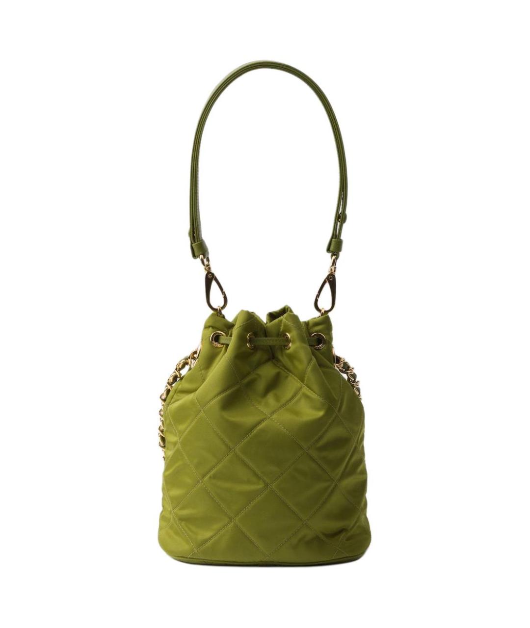 PRADA Зеленая сумка с короткими ручками, фото 2