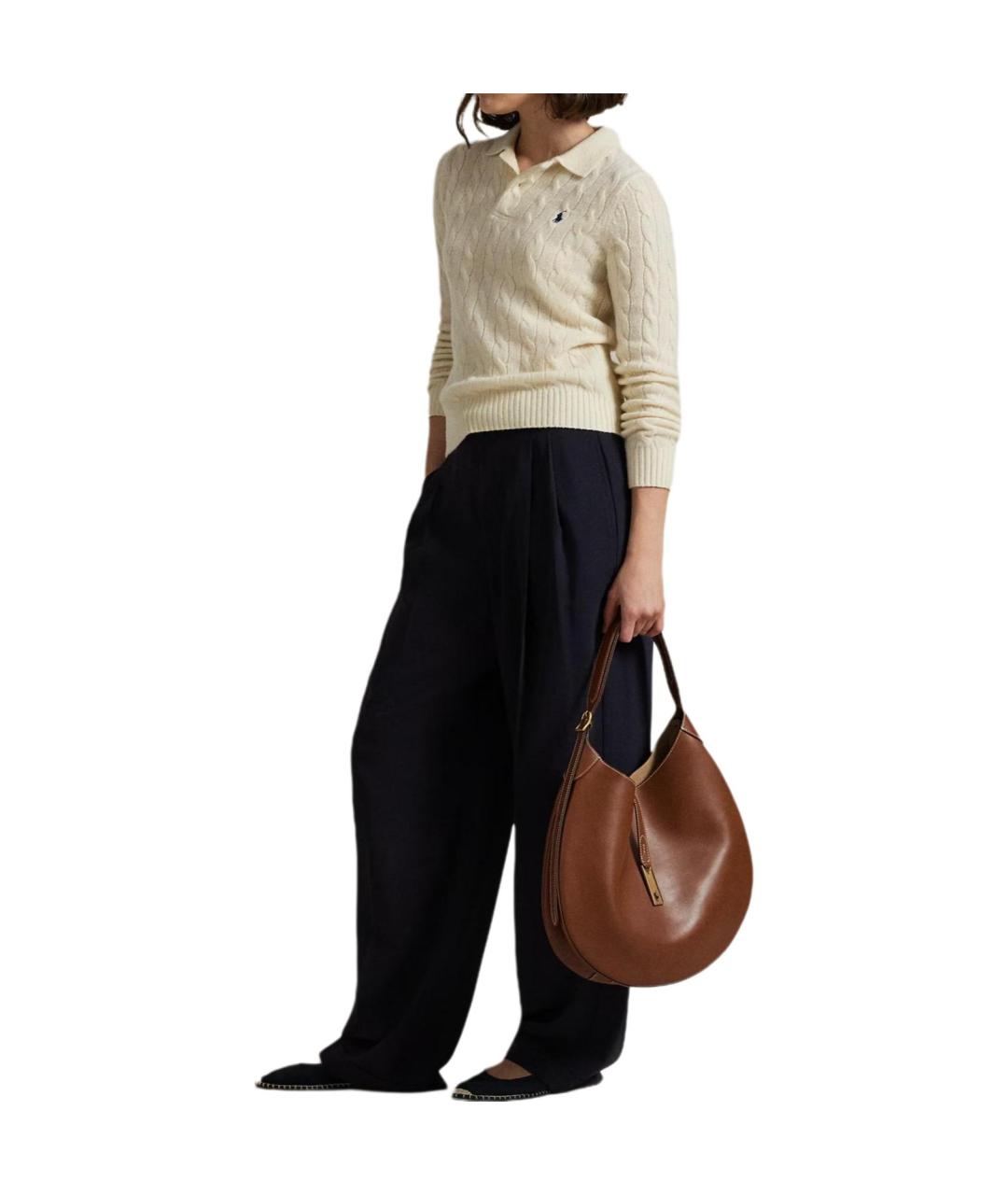 POLO RALPH LAUREN Бежевый джемпер / свитер, фото 4